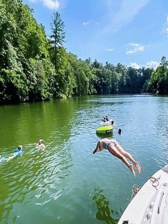 best lakes swimming