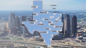 Cities in Texas